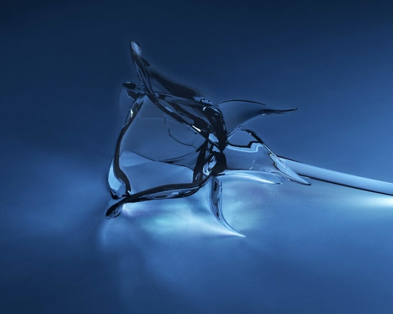 Transparent Glass Rose