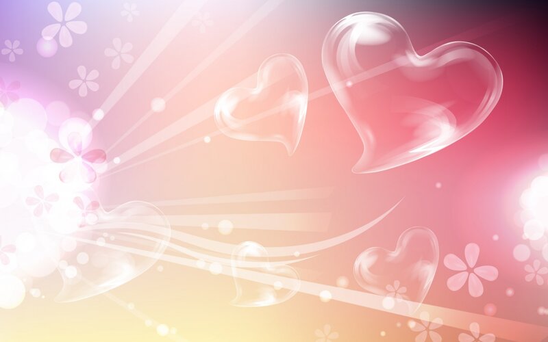 Transparent Heart Shapes