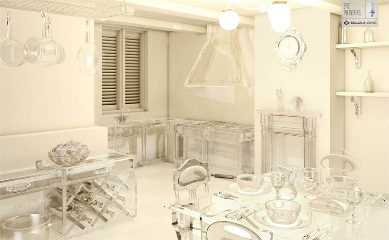 Transparent kitchen design
