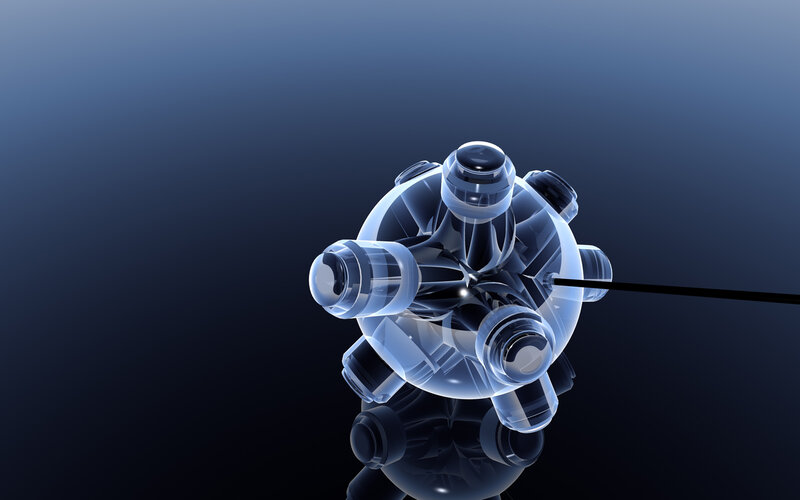 transparent mechanical sphere