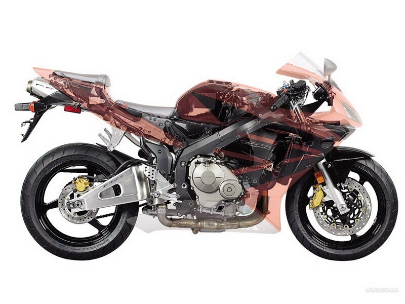 transparent motorcycle design