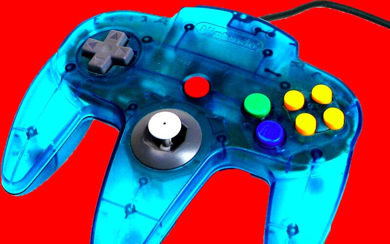 transparent n64 controller