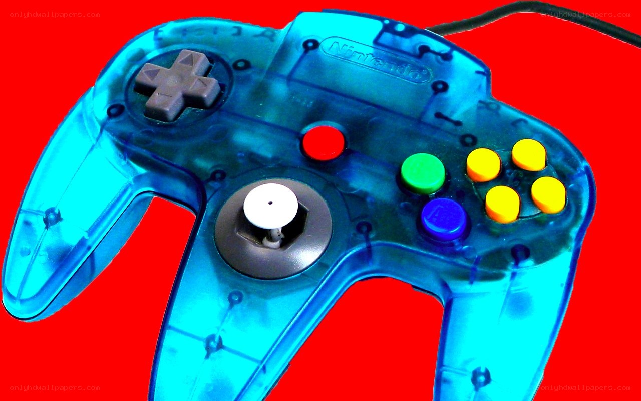 transparent n64 controller