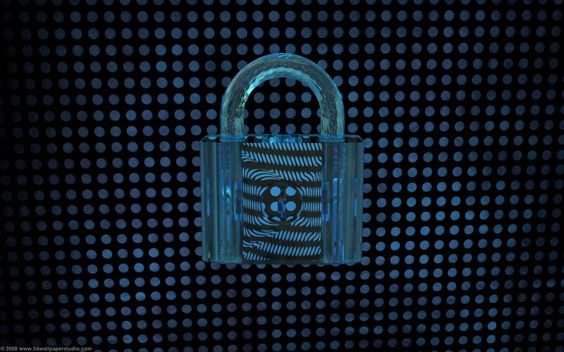 Transparent Padlock
