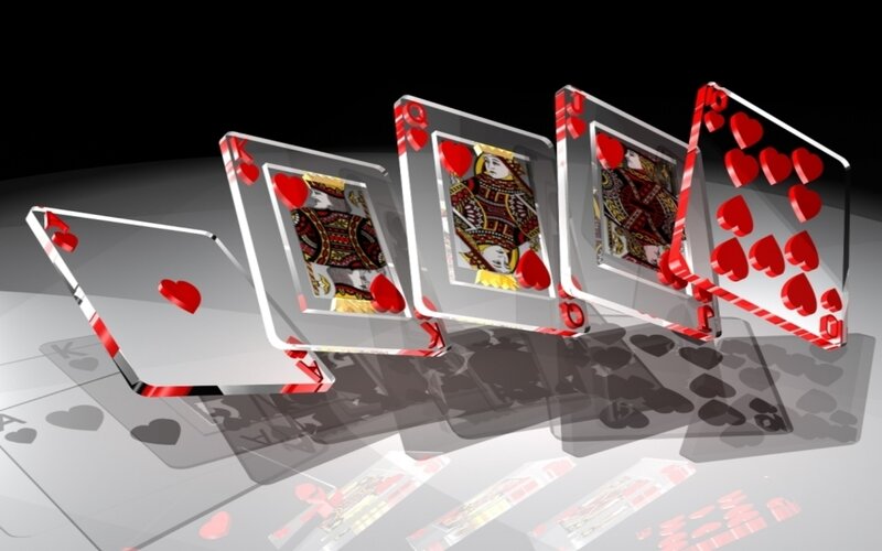 Transparent Playing Cards — Red