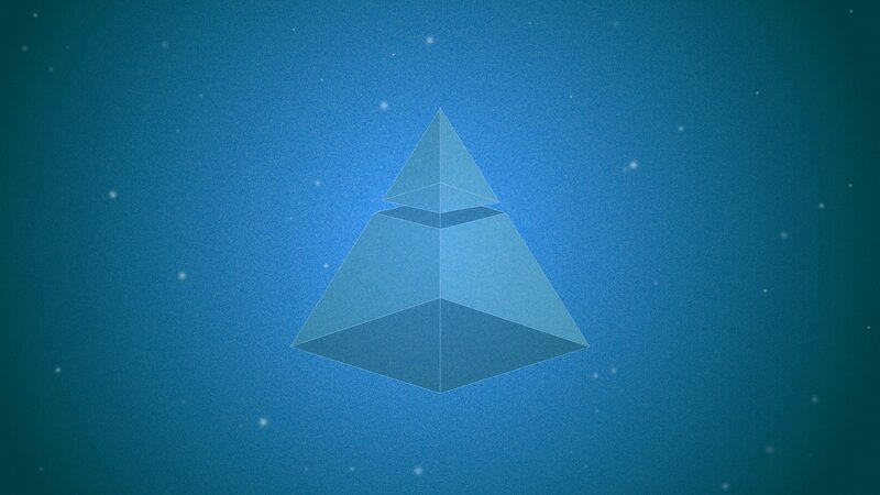 Transparent Pyramid Structure