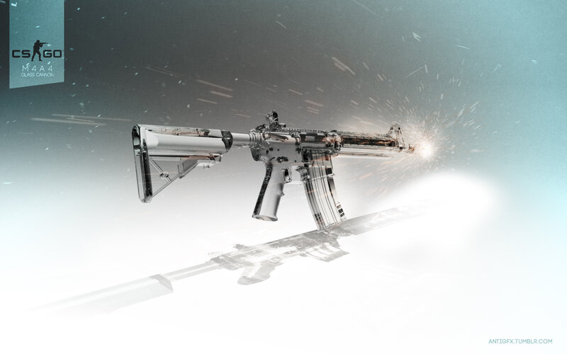 Transparent Rifle in Action