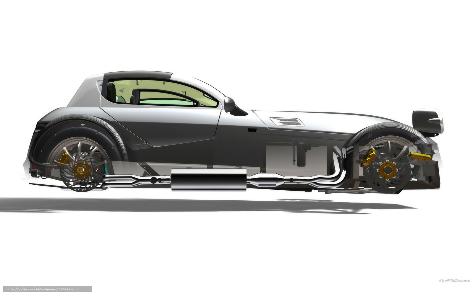 transparent sports car design