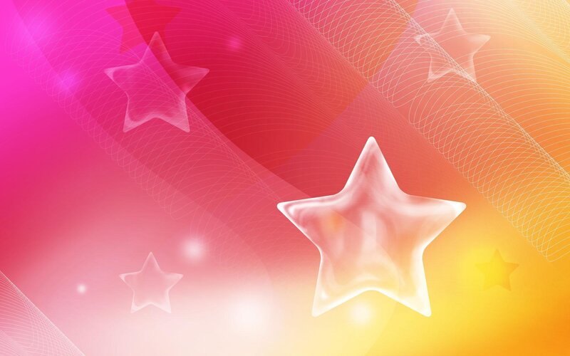 Transparent Stars on Gradient