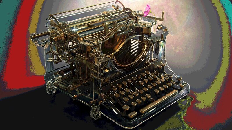 Transparent Typewriter