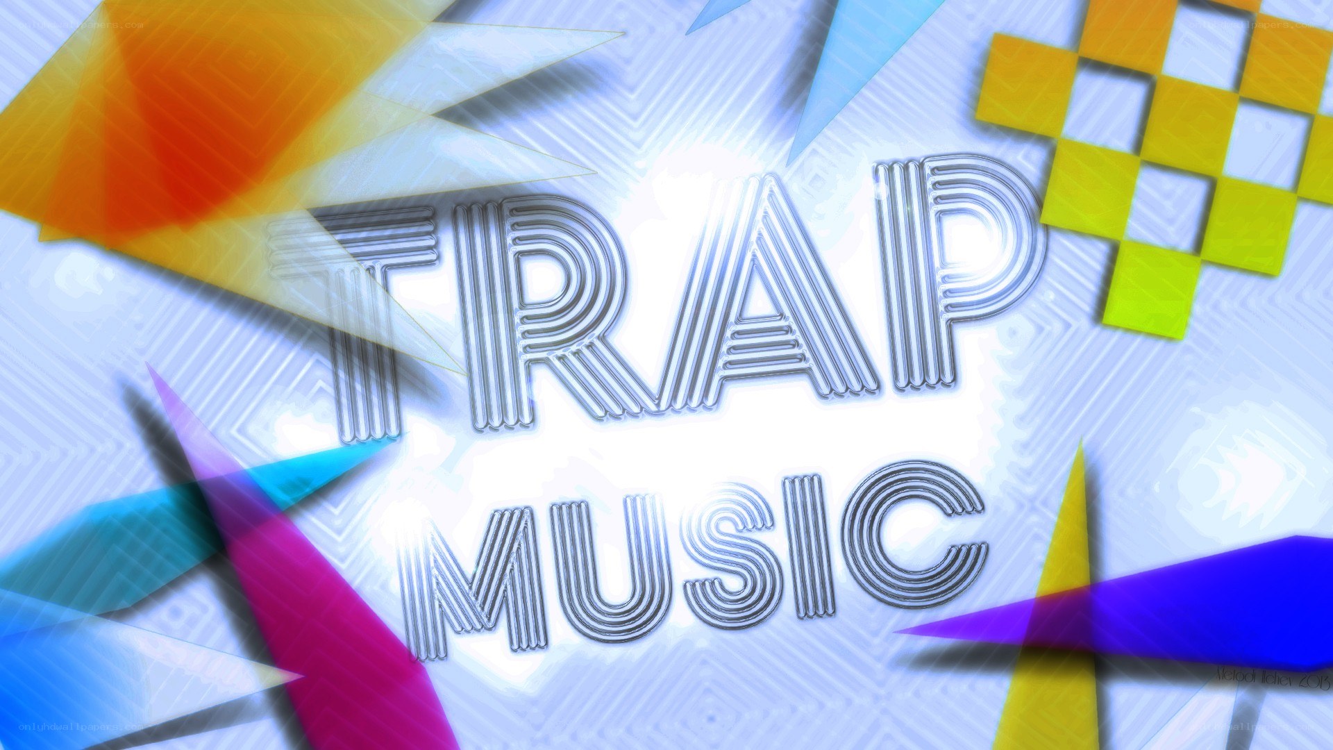 Trap music graphic design