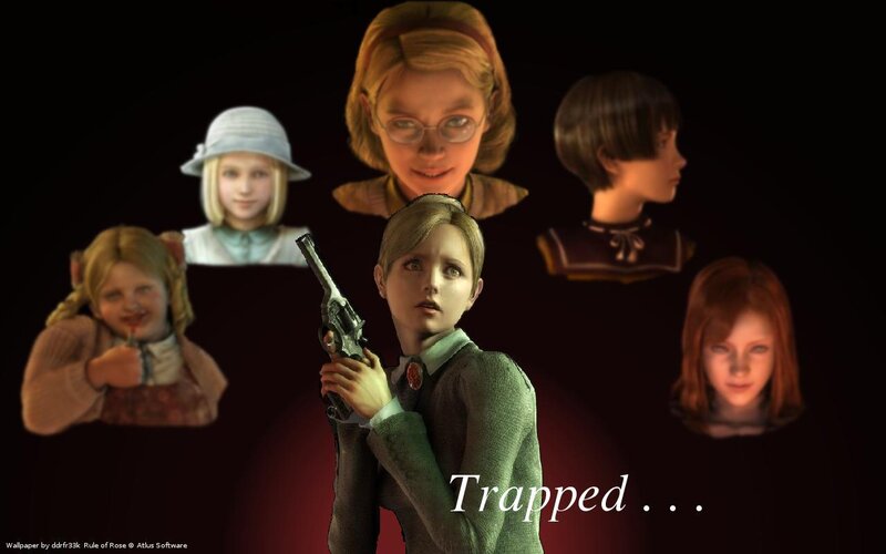 Trapped in a horror game
