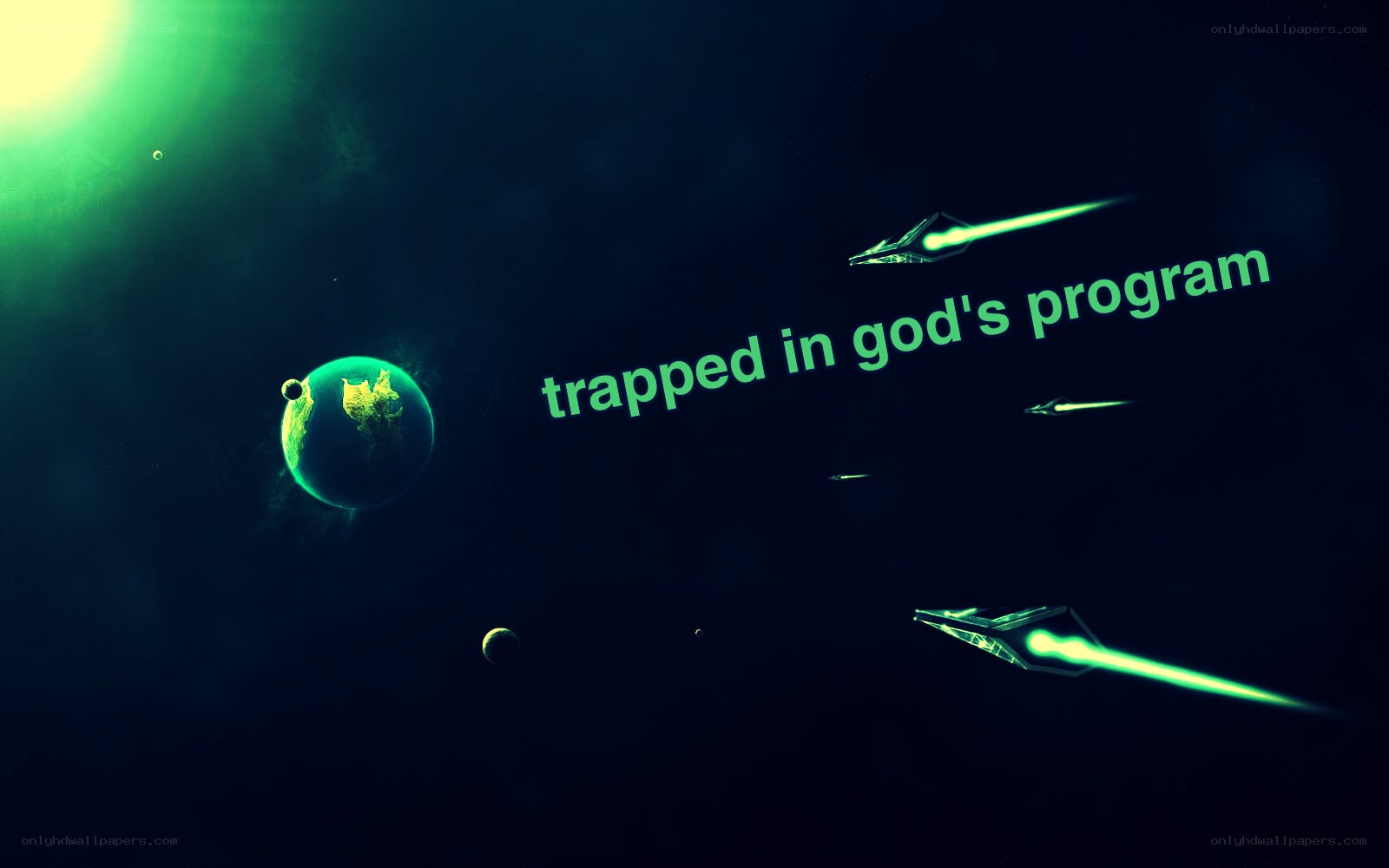 trapped in god's program