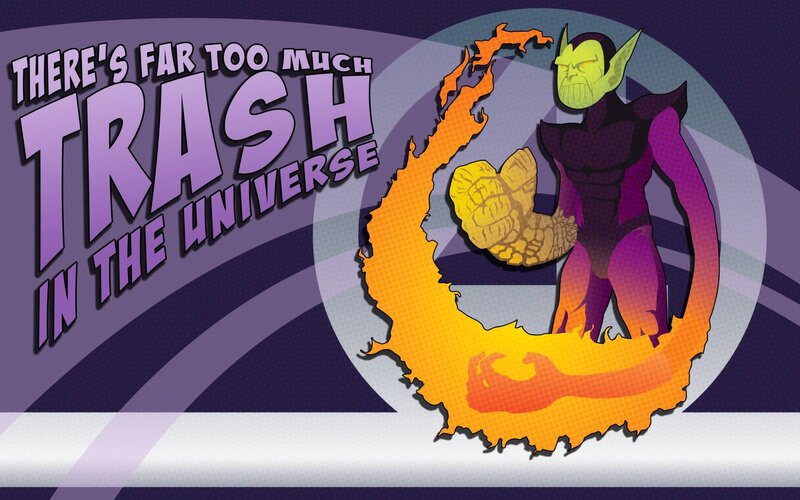 Trash in the Universe