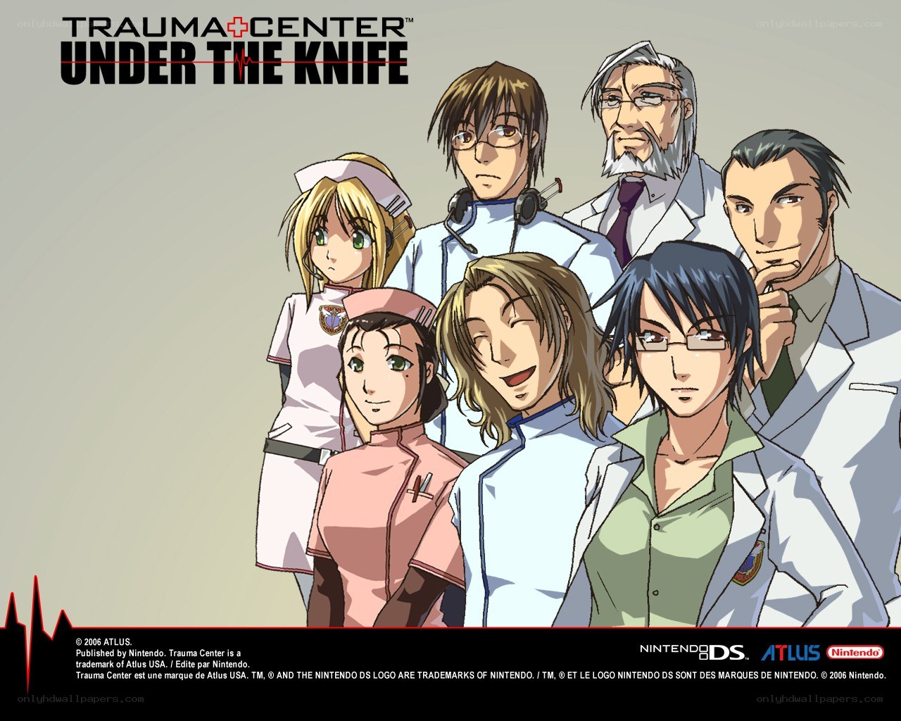 Trauma Center: Under the Knife cast