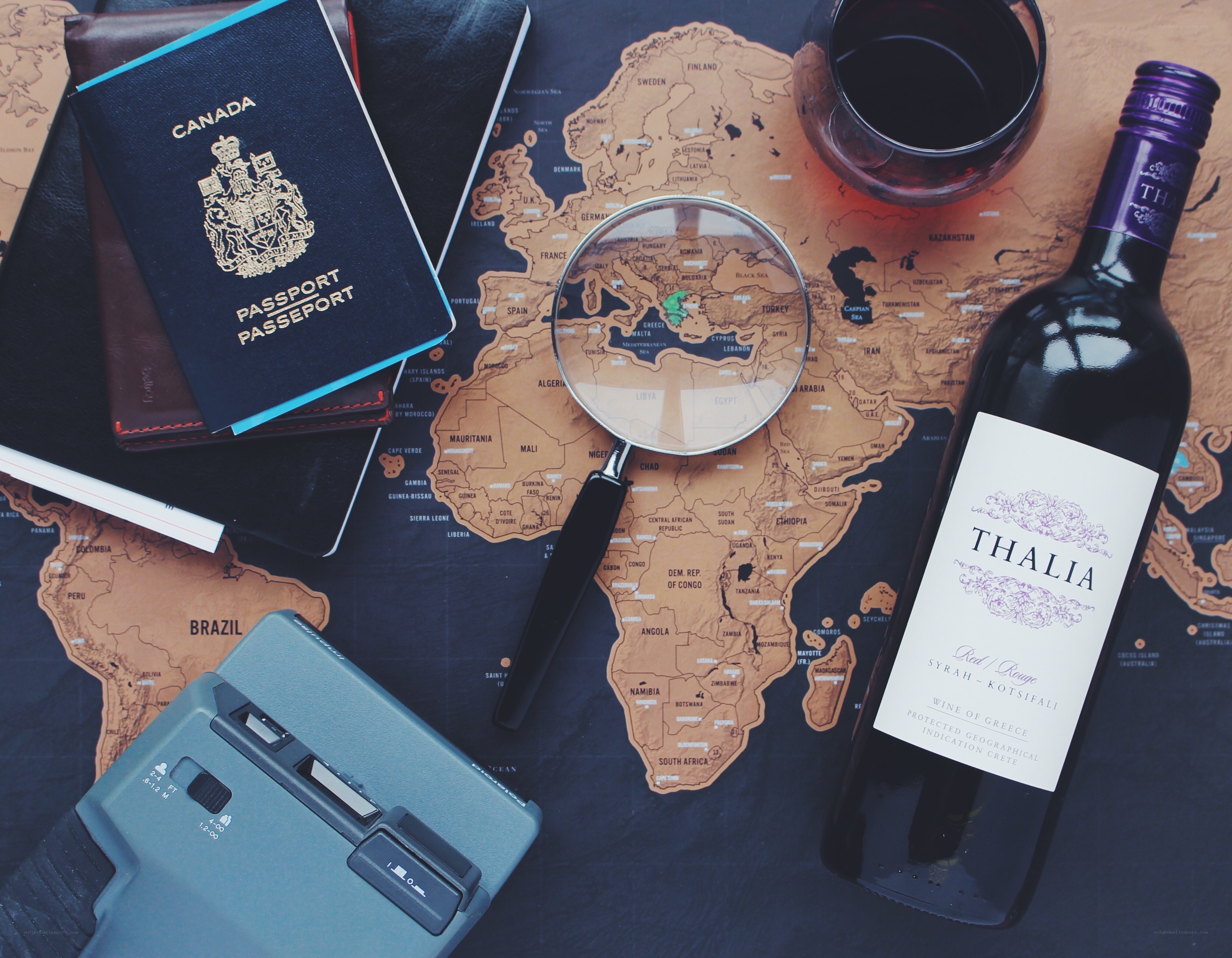 Travel planning with wine