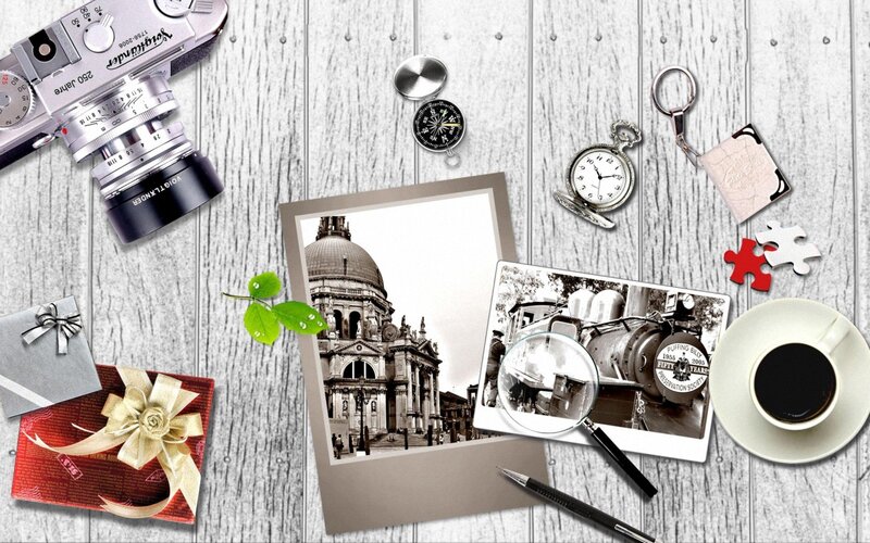 Travel-themed Still Life