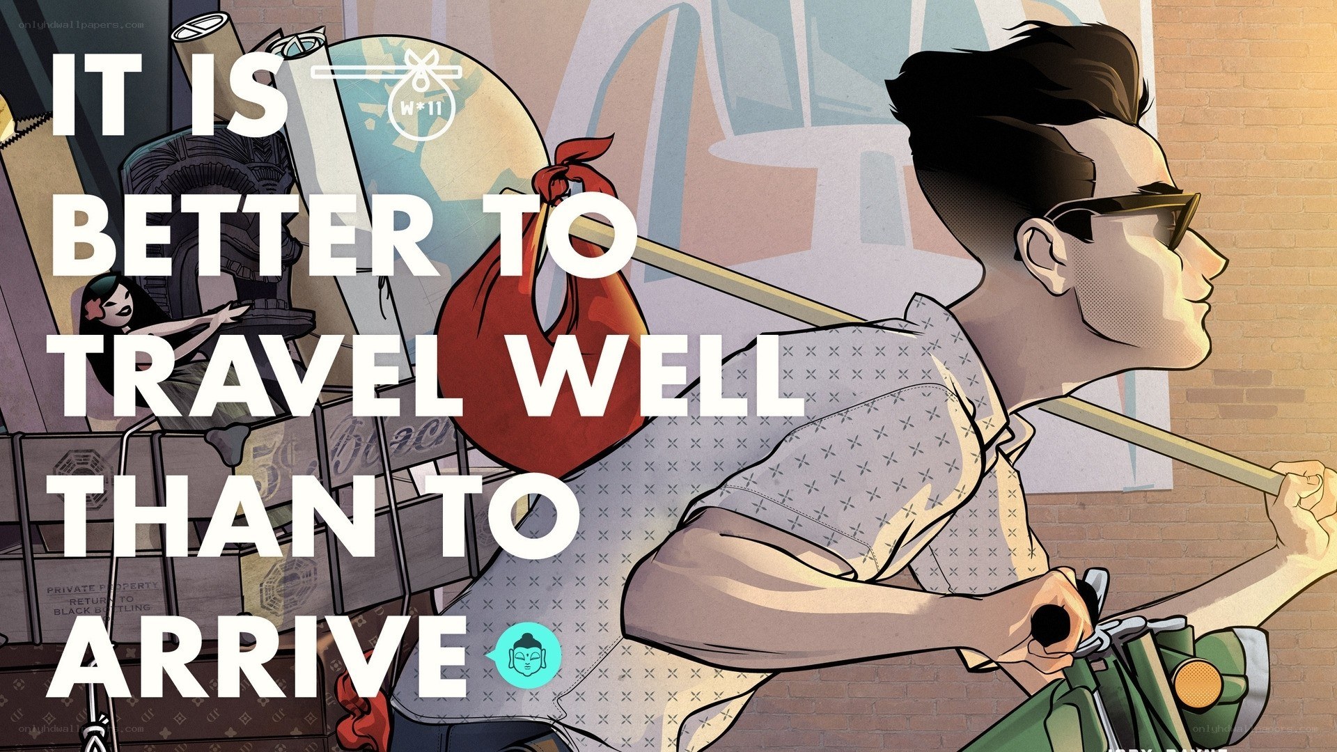 travel well than arrive