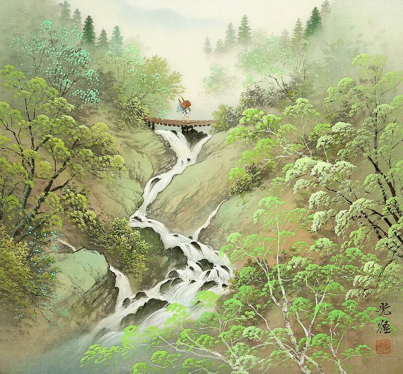 Traveler on a Bridge