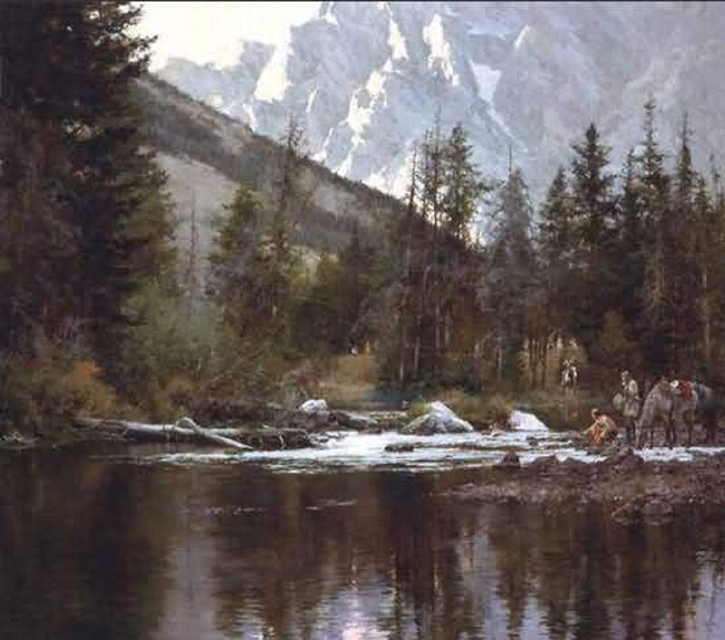 Travelers by River