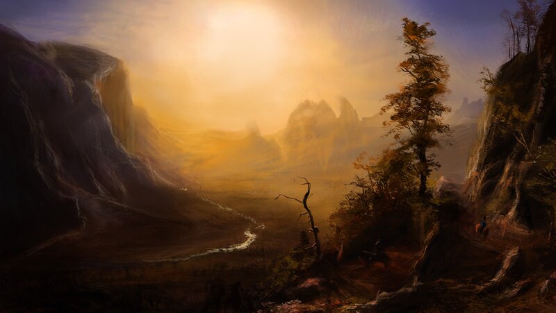 Travelers in a Canyon