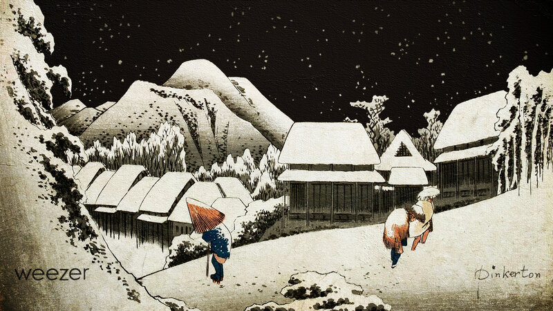 Travelers in Snow — Black