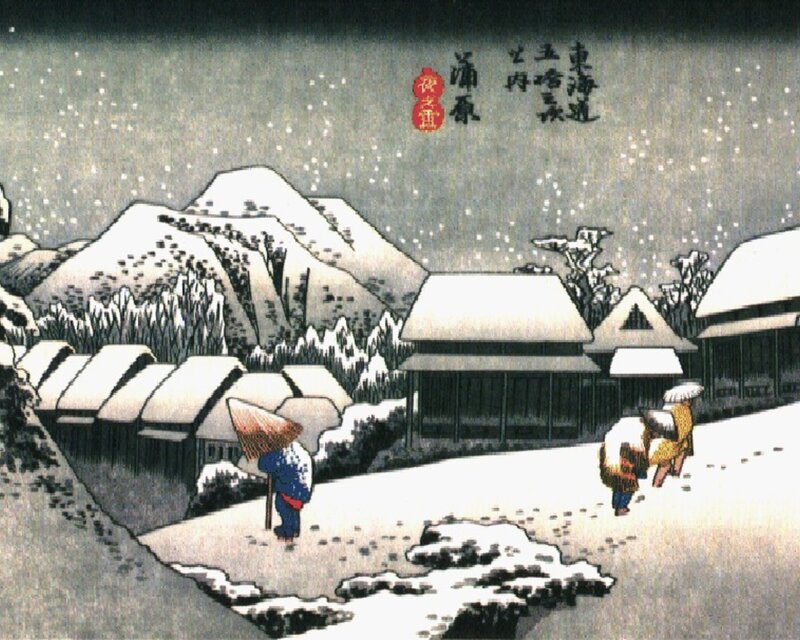 Travelers in Snow