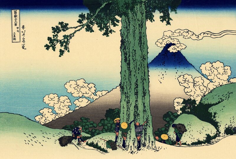 Travelers Near a Tree