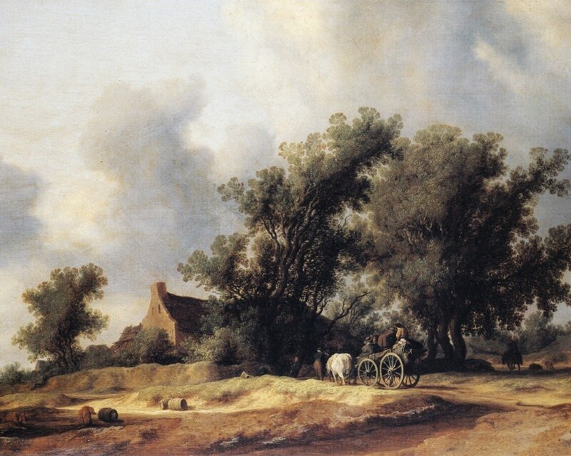 Travelers on a Cart