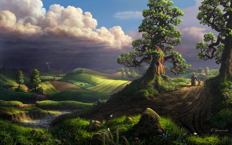 Travelers on a Hill