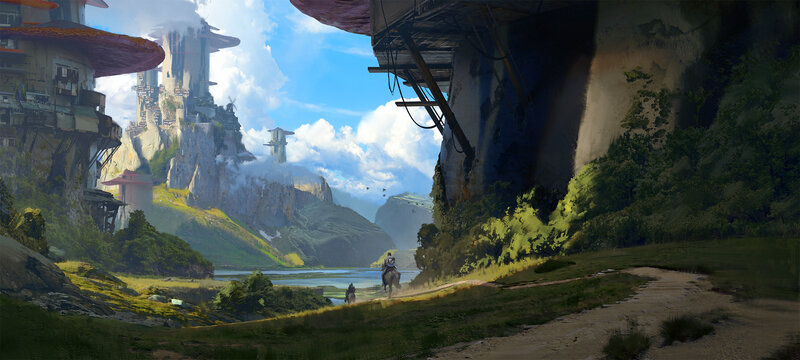 Travelers on a Path