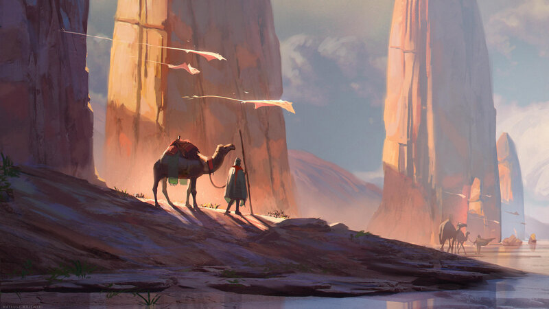Travelers with Camels