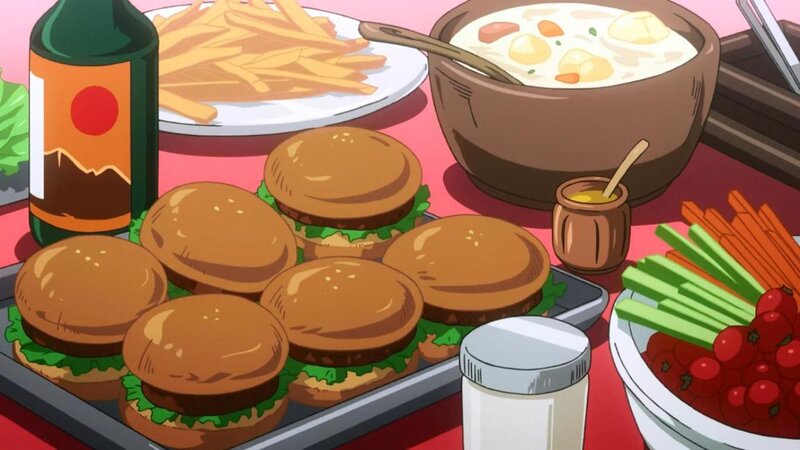 Tray of Burgers and Sides