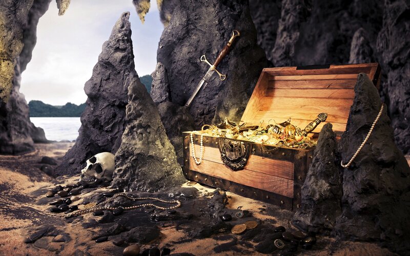 Treasure Chest in Cave