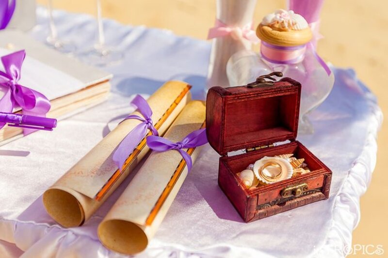 Treasure Chest with Scrolls