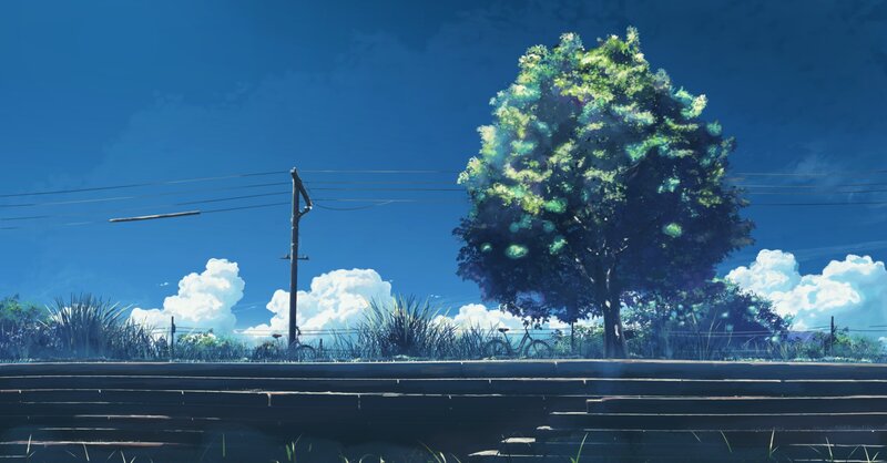 Tree Beside Railway Tracks