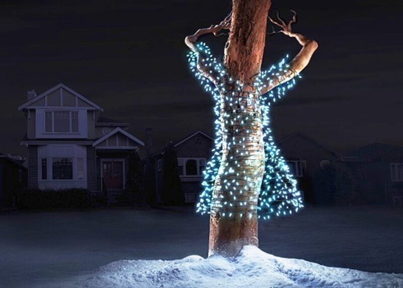 Tree Decorated as Woman