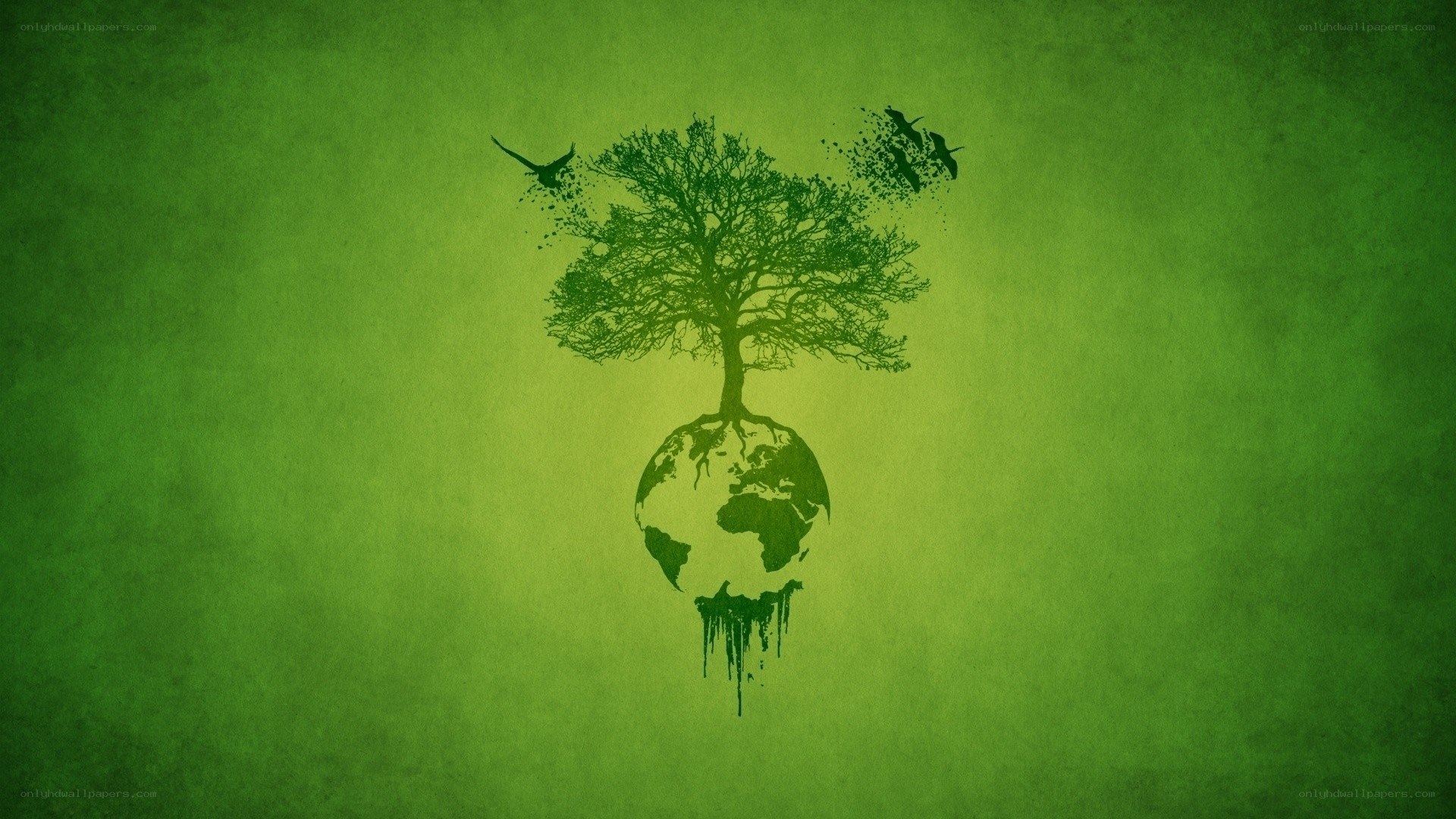 tree growing from earth