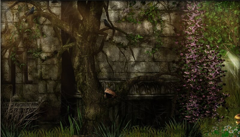 Tree Growing from Stone Wall
