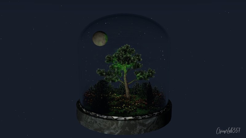 Tree in a Glass Dome — Green