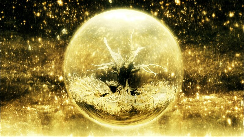 Tree in a Golden Sphere
