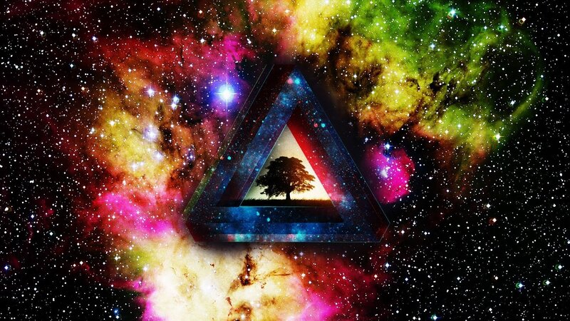 Tree Inside Triangle