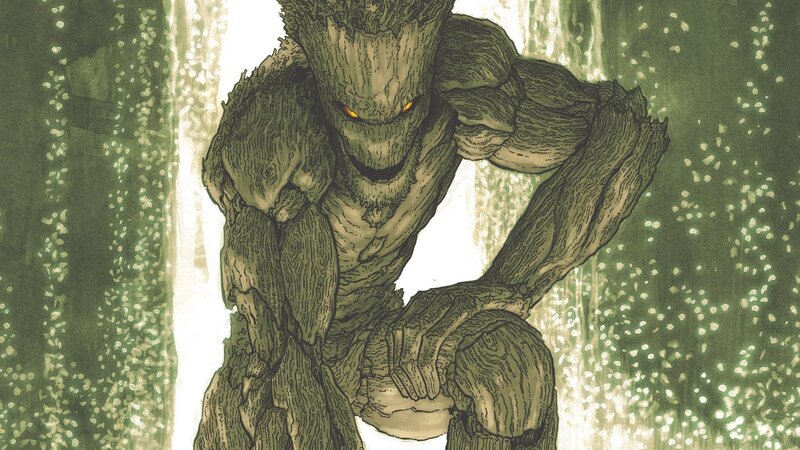 Tree-like Creature — Green, Dramatic, Comic