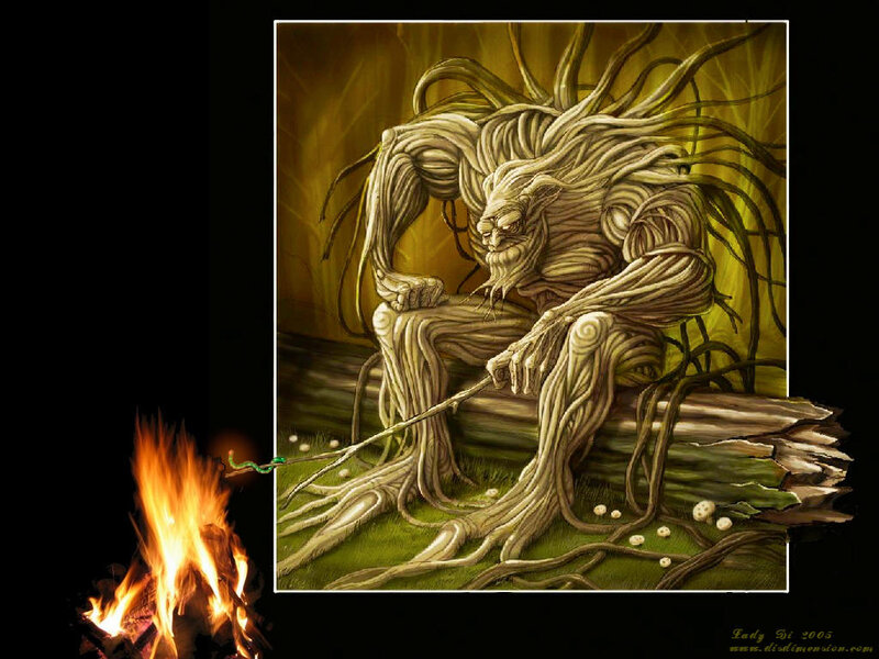 Tree-like Creature Sitting