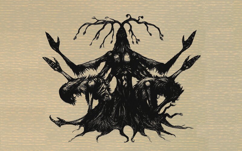 Tree-like Creature with Multiple Arms