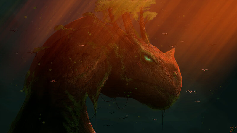 Tree-like Dragon Head