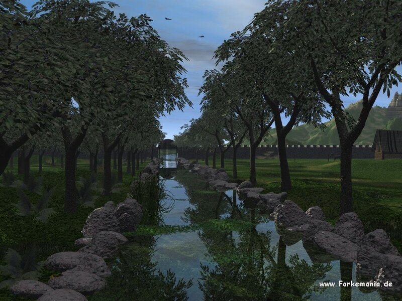 Tree-lined Stream