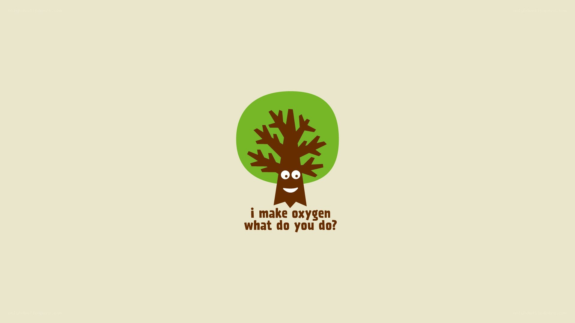 tree makes oxygen