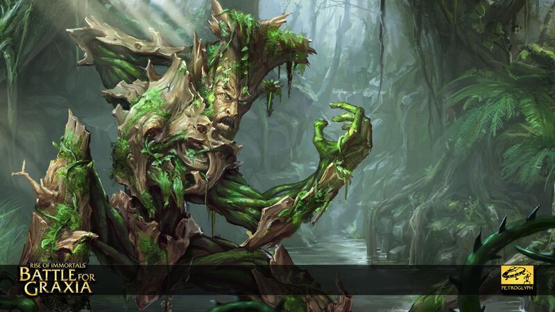 Tree monster in a swamp