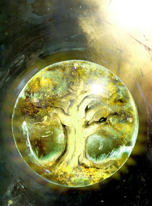 Tree of Life in a crystal sphere